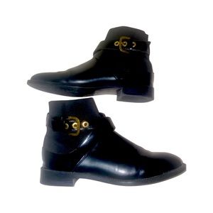 ZARA trafaluc black booties size 10